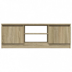 TV-Schrank mit Tür Sonoma-Eiche 102x30x36 cm