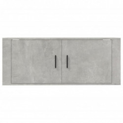 TV-Wandschrank Betongrau 100x34,5x40 cm