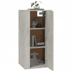 TV-Wandschrank Betongrau 40x34,5x80 cm