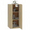 TV-Wandschrank Sonoma-Eiche 40x34,5x80 cm