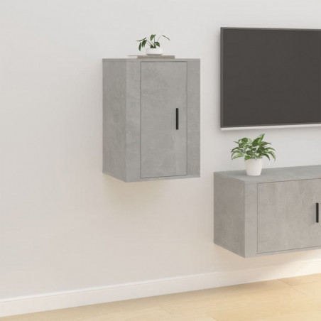 TV-Wandschrank Betongrau 40x34,5x60 cm