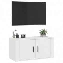 TV-Wandschrank Weiß 80x34,5x40 cm