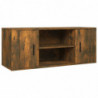 TV-Schrank Räuchereiche 100x35x40 cm Holzwerkstoff