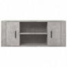 TV-Schrank Betongrau 100x35x40 cm Holzwerkstoff