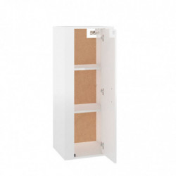 TV-Wandschrank Hochglanz-Weiß 40x34,5x100 cm