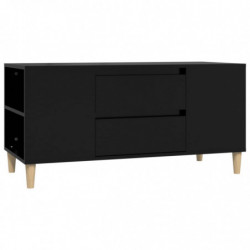 TV-Schrank Schwarz 102x44,5x50 cm Holzwerkstoff