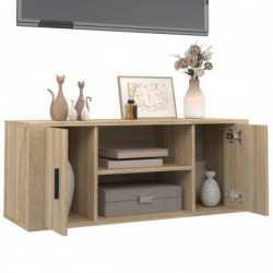 TV-Schrank Sonoma-Eiche 100x35x40 cm Holzwerkstoff