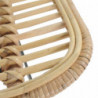 Barhocker 2 Stk. Rattan Natur