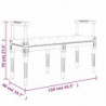 Sitzbank Rosa 110x40x70 cm Samt