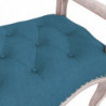 Sitzbank Blau 110x45x60 cm Samt