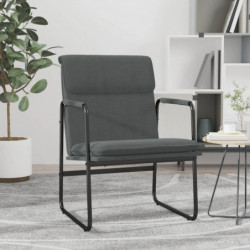 Loungesessel Dunkelgrau 55x64x80 cm Stoff
