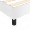 Boxspringbett Weiß 200x200 cm Kunstleder