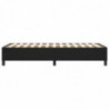 Boxspringbett Schwarz 90x200 cm Kunstleder