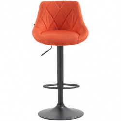 Barhocker Lazio Stoff schwarz