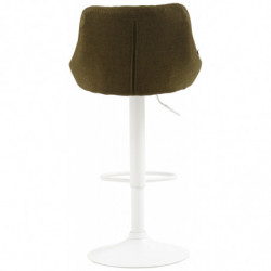 Barhocker Lazio Stoff weiß