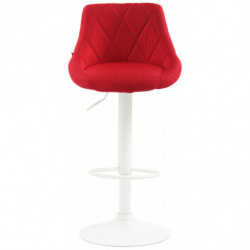 Barhocker Lazio Stoff weiß