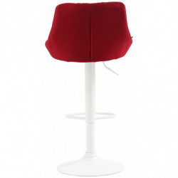 Barhocker Lazio Stoff weiß