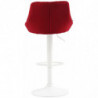 Barhocker Lazio Stoff weiß