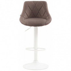 Barhocker Lazio Stoff weiß