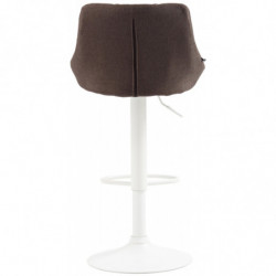 Barhocker Lazio Stoff weiß