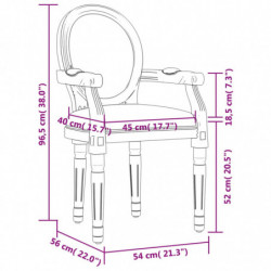 Esszimmerstuhl Dunkelgrau 54x56x96,5 cm Samt