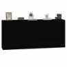 Sideboards 2 Stk. Schwarz Holzwerkstoff