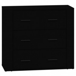 Sideboards 2 Stk. Schwarz Holzwerkstoff