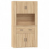 Highboard Sonoma-Eiche Holzwerkstoff