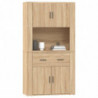 Highboard Sonoma-Eiche Holzwerkstoff