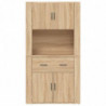 Highboard Sonoma-Eiche Holzwerkstoff