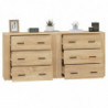 Sideboards 2 Stk. Sonoma-Eiche Holzwerkstoff