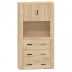 Highboard Sonoma-Eiche Holzwerkstoff