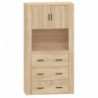 Highboard Sonoma-Eiche Holzwerkstoff