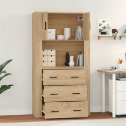 Highboard Sonoma-Eiche Holzwerkstoff