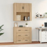 Highboard Sonoma-Eiche Holzwerkstoff