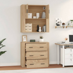 Highboard Sonoma-Eiche Holzwerkstoff