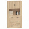 Highboard Sonoma-Eiche Holzwerkstoff