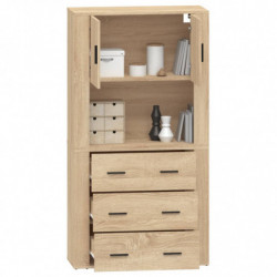 Highboard Sonoma-Eiche Holzwerkstoff