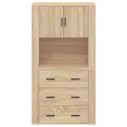 Highboard Sonoma-Eiche Holzwerkstoff