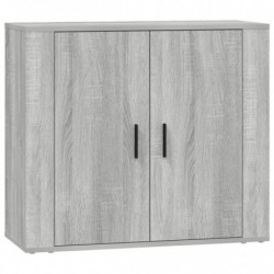 Sideboards 3 Stk. Grau Sonoma Holzwerkstoff