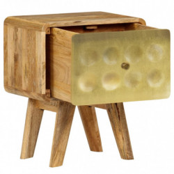 VidaXL Nachttisch Massiv Mangoholz 40x30x49 cm