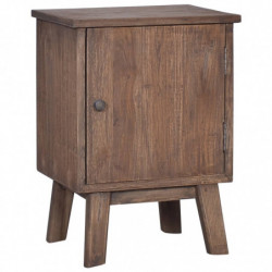 Nachttisch 40x30x53 cm Massivholz Teak