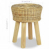 Barhocker Natur Rattan