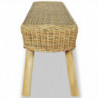 Flurbank 110 x 35 x 45 cm Rattan Natur