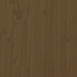 Massivholzbett Honigbraun 120x190 cm Kiefer