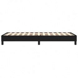 Boxspringbett Schwarz 90x200 cm Stoff