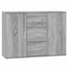 Sideboard Grau Sonoma 91x29,5x65 cm Holzwerkstoff