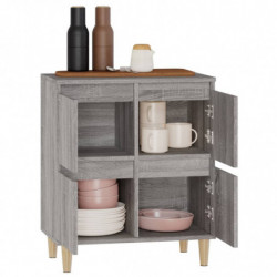 Sideboard Grau Sonoma 60x35x70 cm Holzwerkstoff