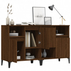 Sideboards 2 Stk. Braun Eichen-Optik 60x35x70 cm Holzwerkstoff