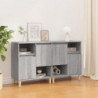 Sideboards 2 Stk. Grau Sonoma 60x35x70 cm Holzwerkstoff